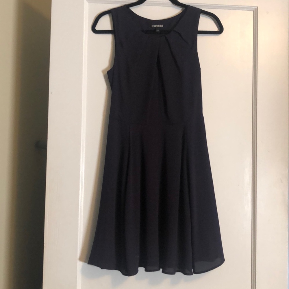 plum short dress